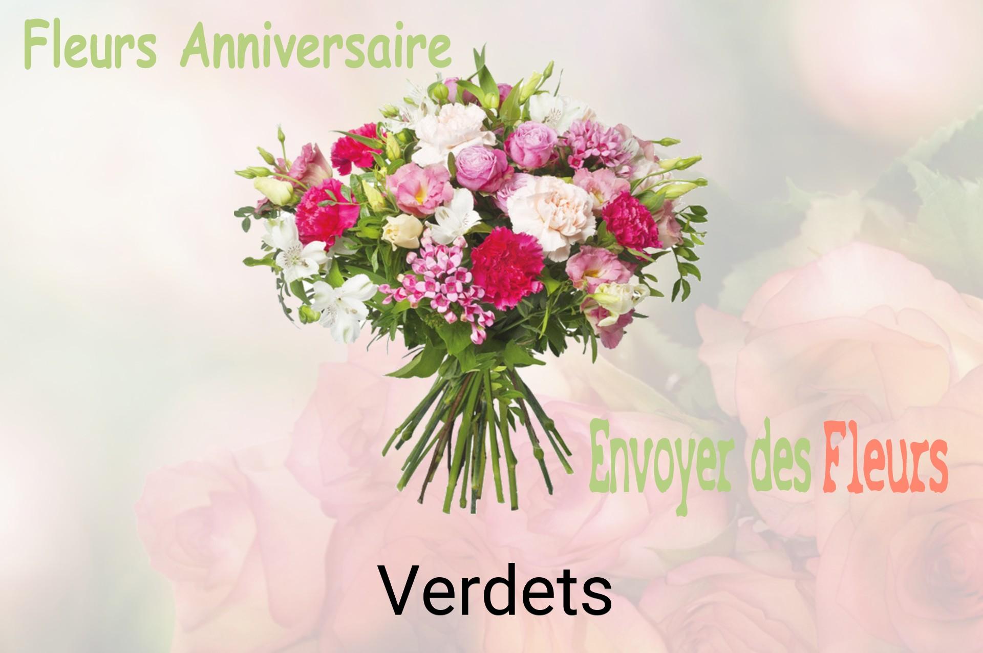 Bouquet de fleurs d’anniversaire livré à Verdets
