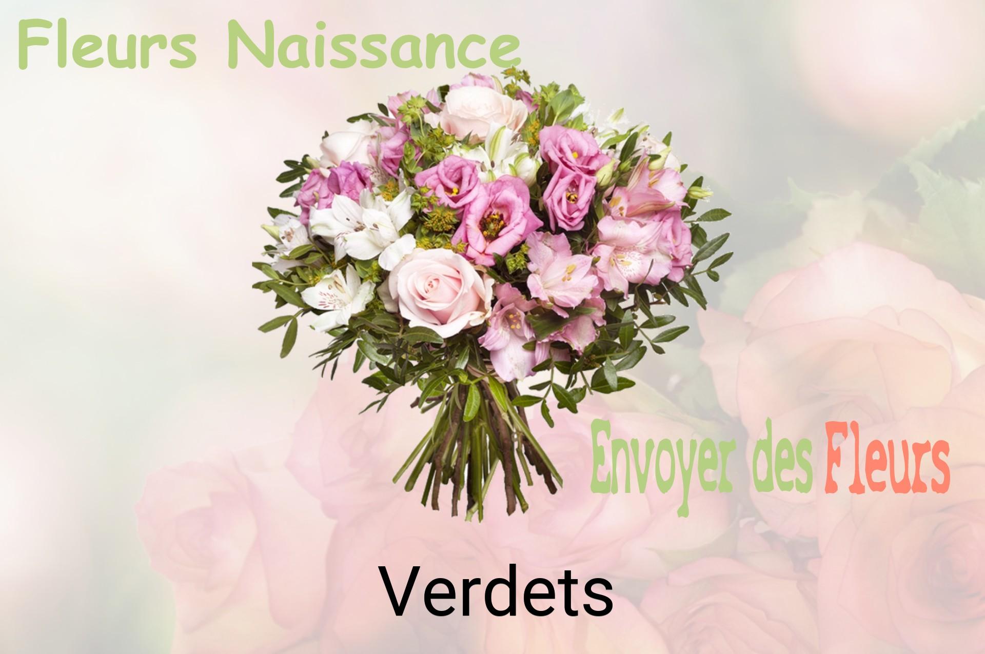 Bouquet de fleurs de naissance livré à Verdets